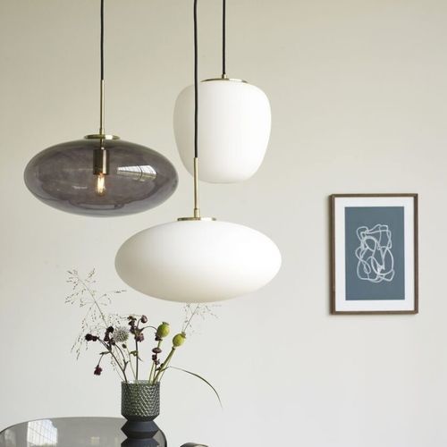 Lampada a sospensione - Muse - Hübsch A/S - in ferro / in vetro / contemporanea