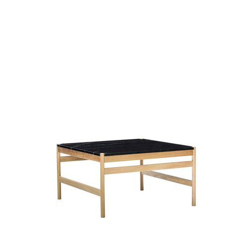 Tavolino basso design scandinavo - Raw - Hübsch A/S - in rovere / in MDF / in marmo