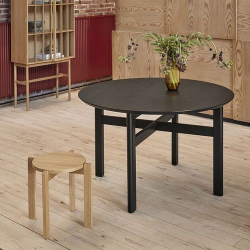 Tavolo da pranzo contemporaneo - Fjord - Hübsch A/S - in frassino / in MDF / con supporto in frassino
