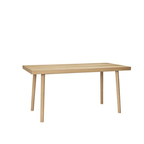 Tavolo da pranzo contemporaneo - Heringbone - Hübsch A/S - in rovere / impiallacciato in legno / in MDF