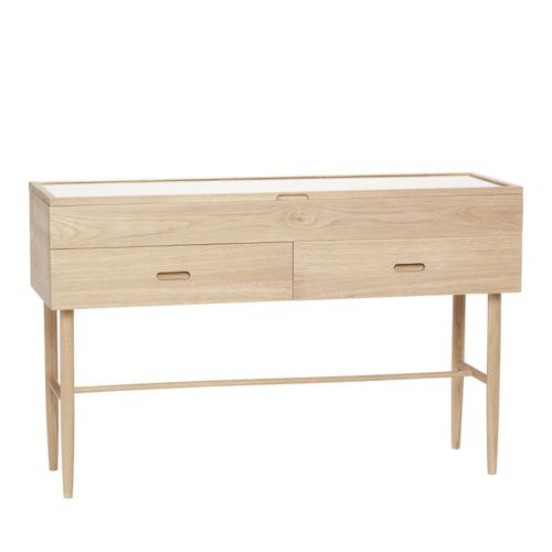 Consolle contemporanea - Treasure - Hübsch A/S - in rovere / impiallacciata in legno / in MDF