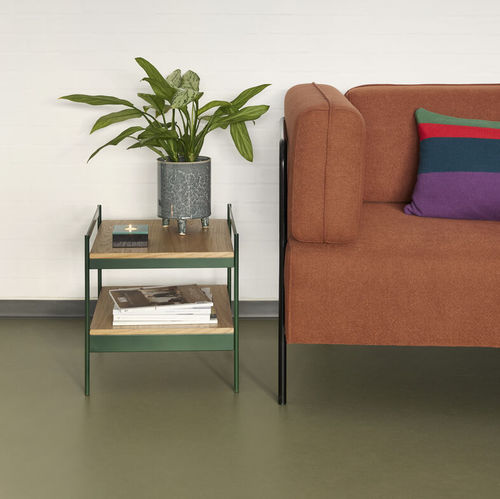 Tavolo d'appoggio contemporaneo - Jaunty - Hübsch A/S - in rovere / in MDF / impiallacciato in legno