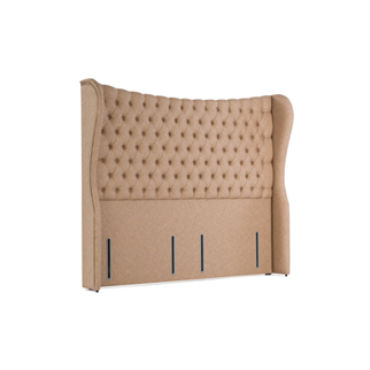 Testiera per letto matrimoniale - ELIZABETH - Hypnos Contract Beds Ltd - chesterfield / in tessuto / imbottita