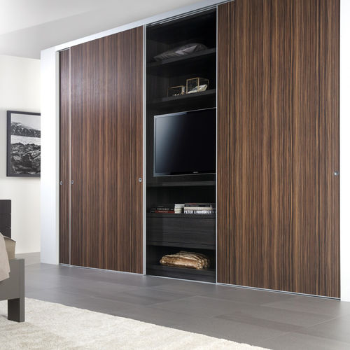 Armadio contemporaneo - PURE - Noteborn BV - in alluminio / a porte scorrevoli