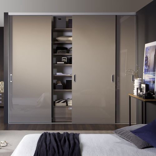 Armadio contemporaneo - COUTURE - Noteborn BV - in legno / in vetro / a porte scorrevoli