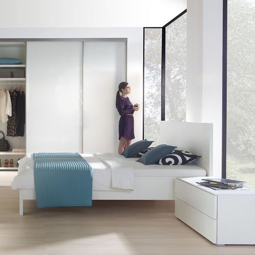 Letto matrimoniale - VILA - Noteborn BV - singolo / contemporaneo / con testiera