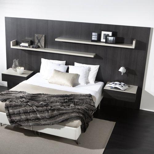Testiera per letto matrimoniale - Noteborn BV - contemporanea / in legno