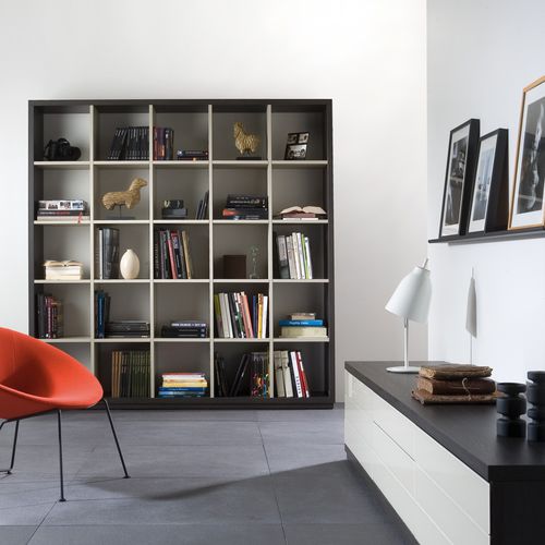 Libreria contemporanea - Noteborn BV - in legno laccato