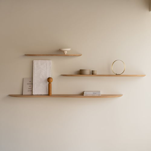 Mensola - Blob S - Studio H&K B.V. - contemporaneo / in rovere / in quercia naturale