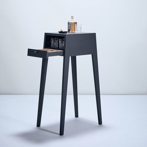 Piedistallo contemporaneo - Orwy 1070 - Siegelwerk Manufaktur - in legno / con supporto in legno / quadrato