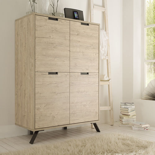 Credenza alta - PALMA - LC spa - contemporanea / in rovere / in noce