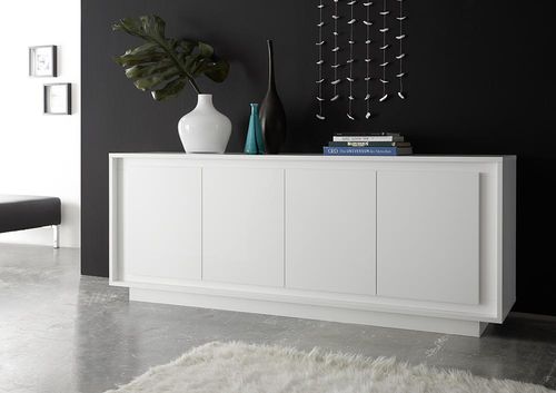 Credenza contemporanea - SKY - LC spa - in rovere / bianca