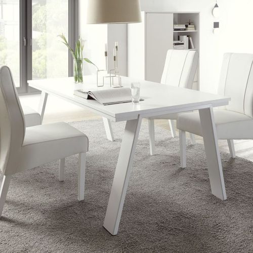 Tavolo da pranzo contemporaneo - ALADIN - LC spa - in metacrilato / rettangolare / per uso residenziale