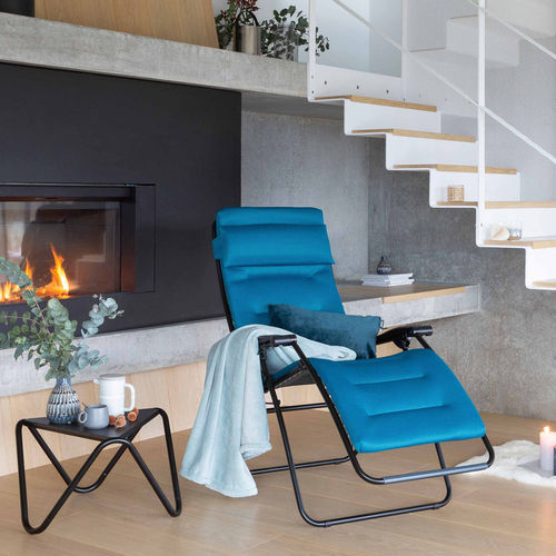Poltrona relax contemporanea - Rsxa Clip Air Comfort® - Lafuma Mobilier - in tessuto / in acciaio / con poggiapiedi