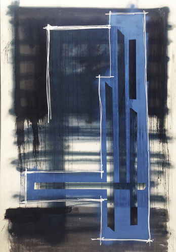 Quadro acrilico - Overline 1 RIGONI SERIES - San Polo Art Gallery | Contemporary Art & Design i - misto / su tela / astratto