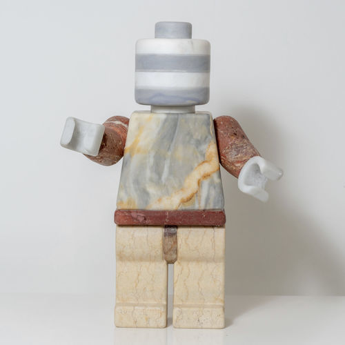 Scultura in marmo - LUPO  - San Polo Art Gallery | Contemporary Art & Design i - da appoggio / per gallerie d'arte / bianca