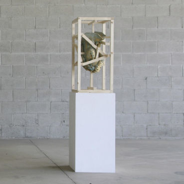 Scultura in legno - Cage n° 8 – Testa di Apollo - San Polo Art Gallery | Contemporary Art & Design i - in pietra / in materiale composito / da esterno