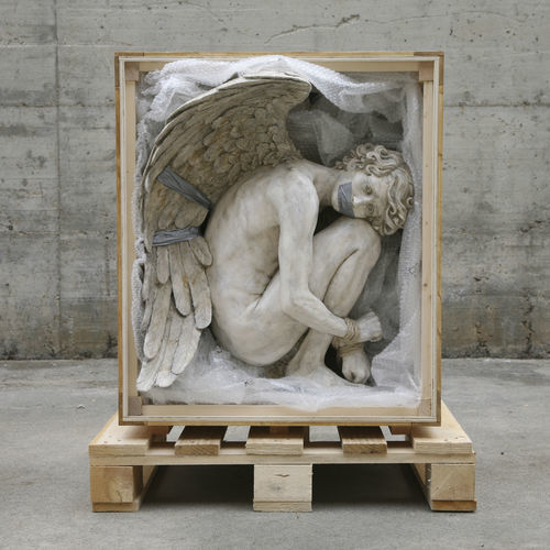 Scultura in legno - Box n.7 Amore rapito  - San Polo Art Gallery | Contemporary Art & Design i - in pietra / in materiale composito / da esterno
