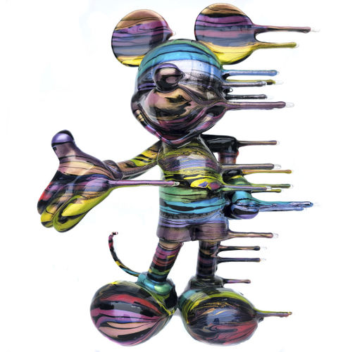 Scultura in resina - Blown Away Mickey - San Polo Art Gallery | Contemporary Art & Design i - in acrilico / da esterno / fatta a mano