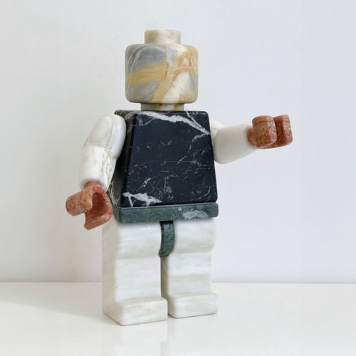 Scultura in marmo - SILVAN  - San Polo Art Gallery | Contemporary Art & Design i - da appoggio / per gallerie d'arte / bianca