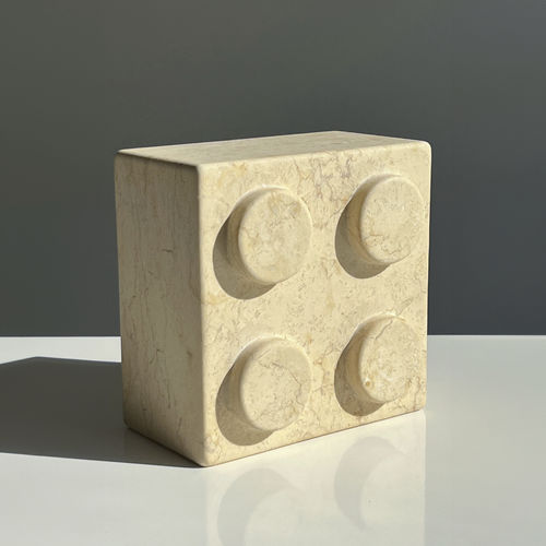 Scultura in marmo - BRICK 4 - San Polo Art Gallery | Contemporary Art & Design i - da esterno / fatta a mano / da giardino