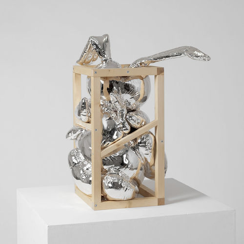 Scultura in legno - Cage n° 11 - Rabbit, 2022 - San Polo Art Gallery | Contemporary Art & Design i - in composito / fatta a mano / Made in Italy