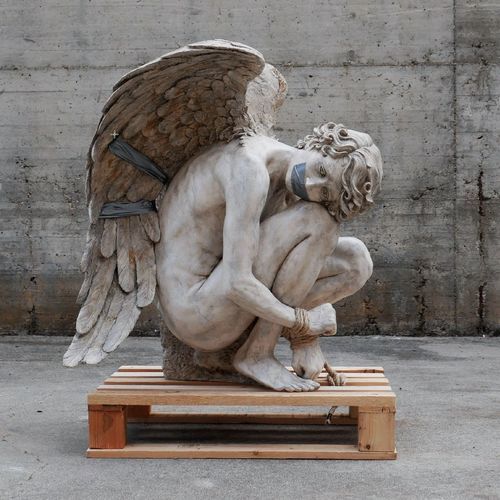 Scultura in legno - Box n.7 Amore rapito - San Polo Art Gallery | Contemporary Art & Design i - in pietra / in composito / in corda
