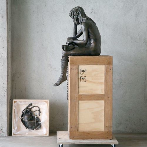 Scultura in legno - Box n° 4 - David di Donatello, 2017 - San Polo Art Gallery | Contemporary Art & Design i - in metallo / in gesmonite / fatta a mano