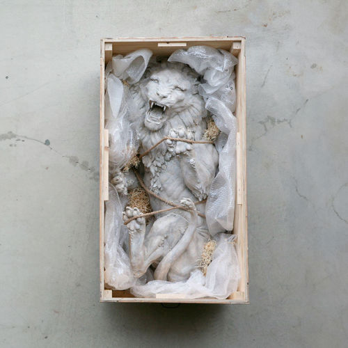 Scultura in legno - Box n° 5 - Leone Nemeo, 2017 - San Polo Art Gallery | Contemporary Art & Design i - in gesmonite / in corda / fatta a mano