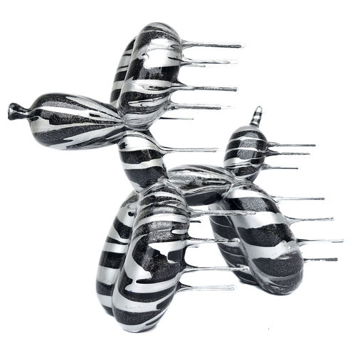 Scultura in metallo - Blown Away Balloon Dog - San Polo Art Gallery | Contemporary Art & Design i - in resina / bentonitica / in acrilico