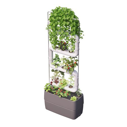 Kit per giardino verticale con sistema di innaffiatura integrato - EU DARK GREY - Supragarden