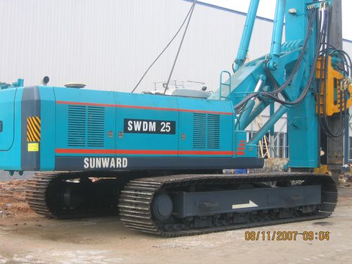Perforatrice con motore diesel - MODEL SWDM 25 - American Piledriving Equipment Inc. - rotativa / fondo foro / per cantiere di costruzione