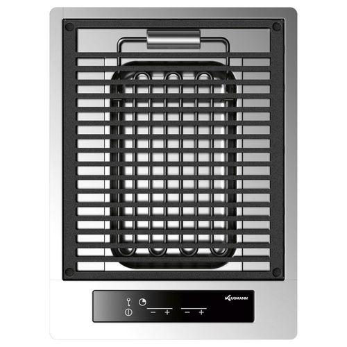 Grill elettrico - KPBQ380TCX - Klugmann Hausgeraete GmbH - da incasso / in acciaio inossidabile