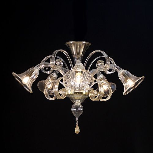 Plafoniera classica - DUBAI  - Magie di Murano - in vetro soffiato / in vetro di Murano / LED