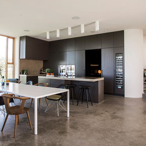 Cucina contemporanea - FORM 2  - MULTIFORM - impiallacciata in legno / in metallo / in Fenix NTM