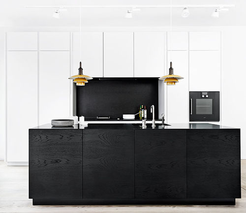 Cucina contemporanea - FORM 45 - MULTIFORM - impiallacciata in legno / in metallo / in Fenix NTM