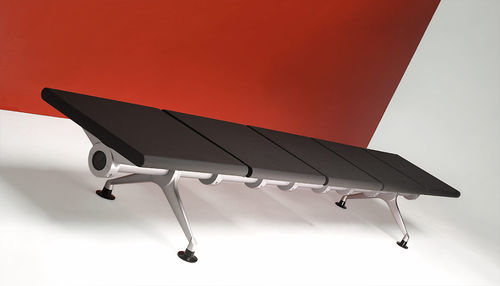 Panca contemporanea - MASTER SOFT - IMAT MOBILIARIO Y DISEÑO S.A. - in metallo / in acciaio / in alluminio