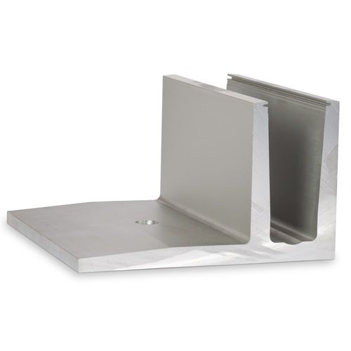 Profilo in alluminio anodizzato - 10.3030.002.11 - OnLevel - a U / per parapetto / prefabbricato