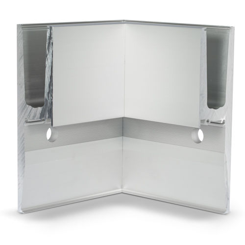 Profilo in alluminio anodizzato - 10.3031.300.11 - OnLevel - ad angolo / per parapetto / prefabbricato