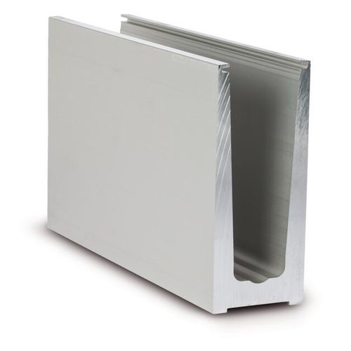 Profilo in alluminio anodizzato - 10.6010.002.11 - OnLevel - a U / per parapetto / per interni