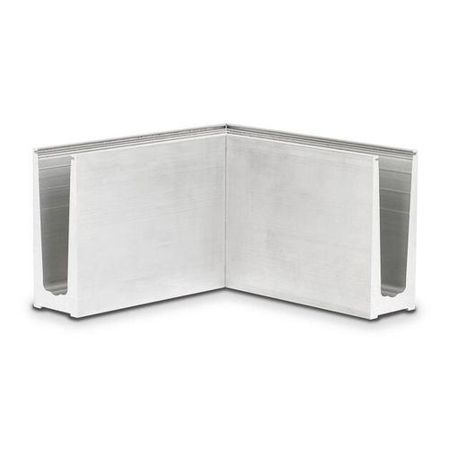 Profilo in alluminio anodizzato - 10.6010.390.10 - OnLevel - ad angolo / per parapetto / prefabbricato