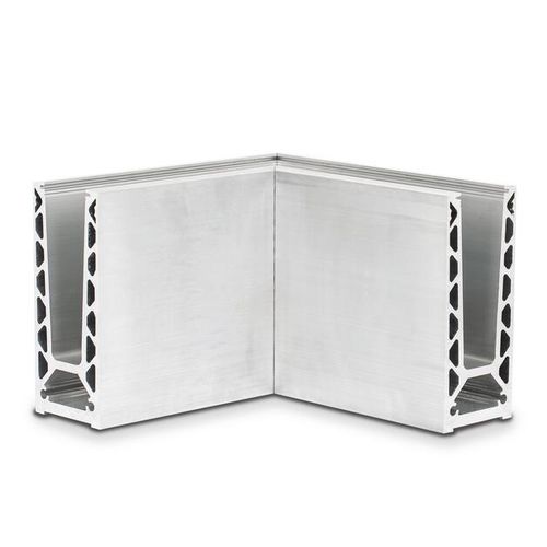 Profilo in alluminio anodizzato - 10.6020.390.10 - OnLevel - ad angolo / per parapetto / prefabbricato