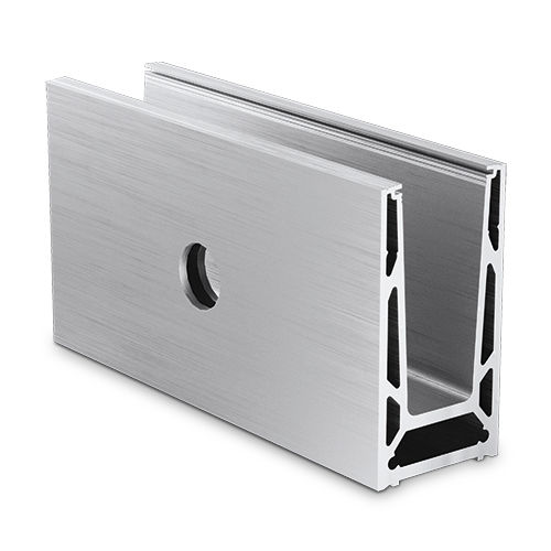 Profilo in alluminio anodizzato - TL-6051 - OnLevel - a U / per parapetto / prefabbricato