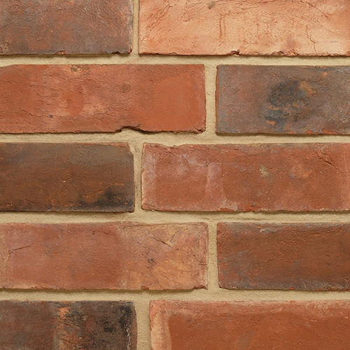 Mattone per muro - 3″ RECLAMATION ELIZABETHAN - Imperial Handmade brick - pieno / anticato / rosso
