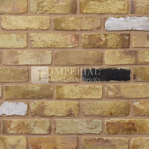 Mattone per facciata - CONSERVATION YELLOW - Imperial Handmade brick - pieno / nero / giallo