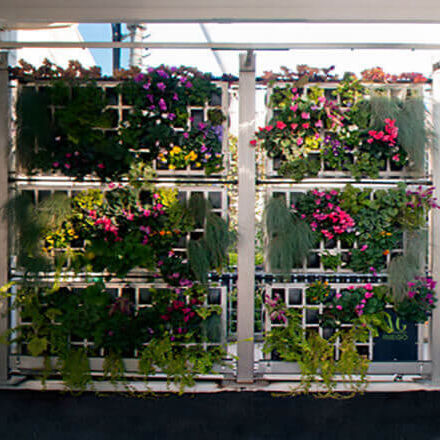 Parete vegetale stabilizzata - AG3 POSTDIV-FACTORY VITORIA - AIR GARDEN - in pannelli modulari / naturale / in fogliame
