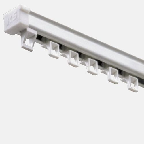 Binario per tende per installazioni a soffitto - KS 2RID - BOULET - su misura / sopratende / contract