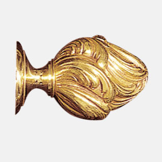 Bastone per tende in ottone - LOUIS XV ACANTHE - BOULET