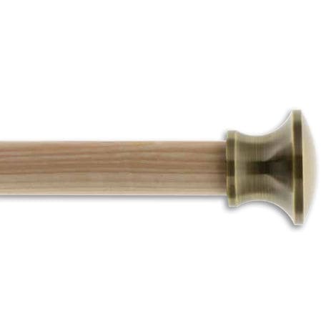 Bastone per tende in metallo - B31435 - BOULET - in legno / per installazioni a soffitto / con fissaggio murale