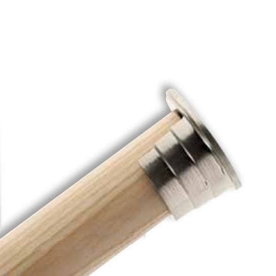 Bastone per tende in metallo - B27202  - BOULET - in legno / con fissaggio murale / con fissaggio tra due pareti